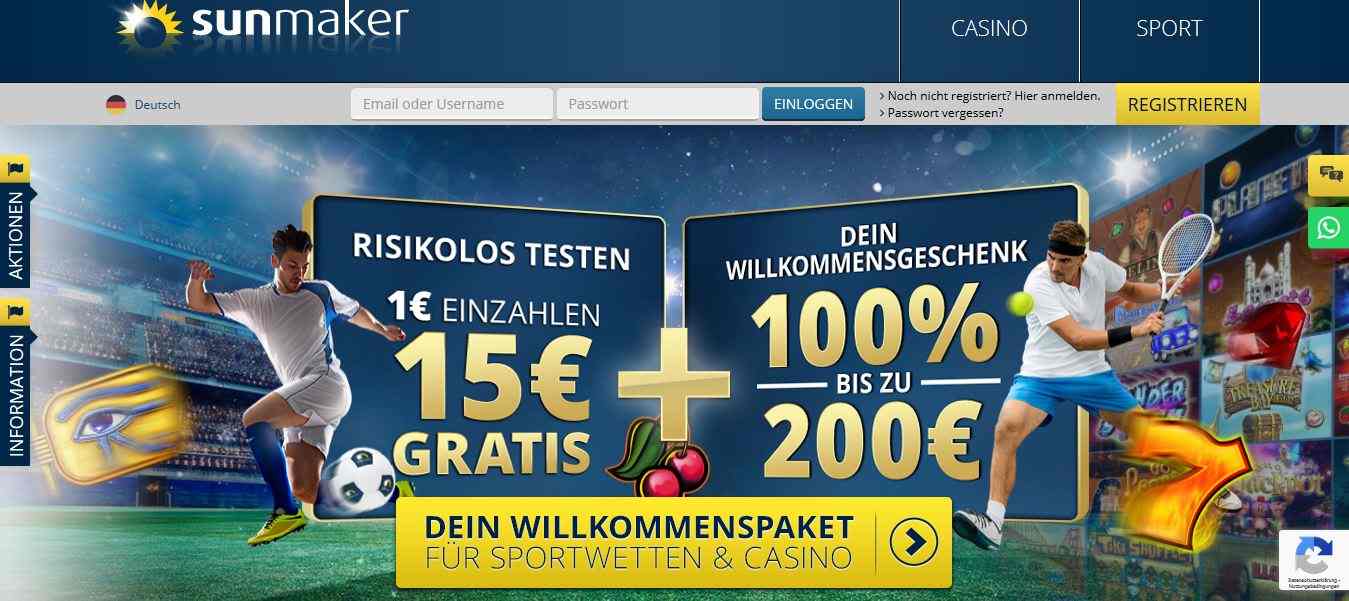Sunmaker online casino ставки на киберспорт вещами